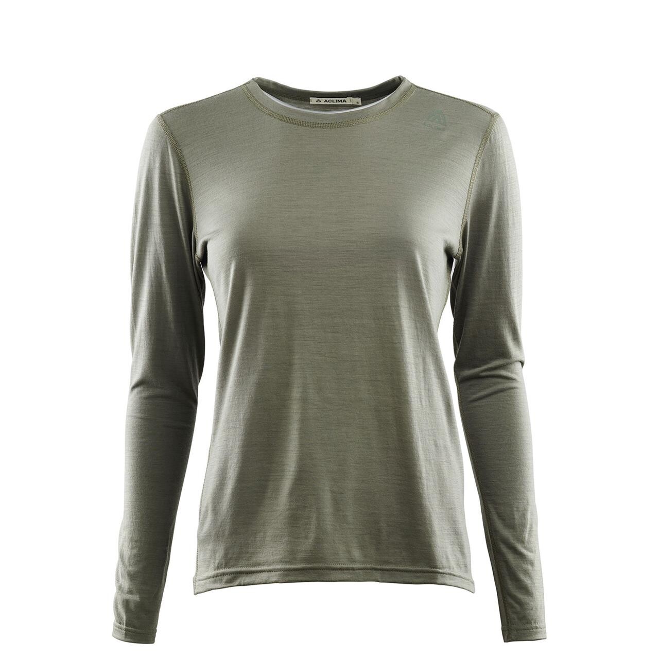 Aclima Dame Lightwool T-shirt i Rangergrøn