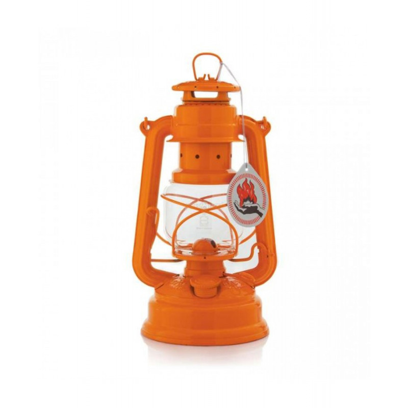Feuerhand Petroleums Lampe i Orange - Original Flagermuslampe