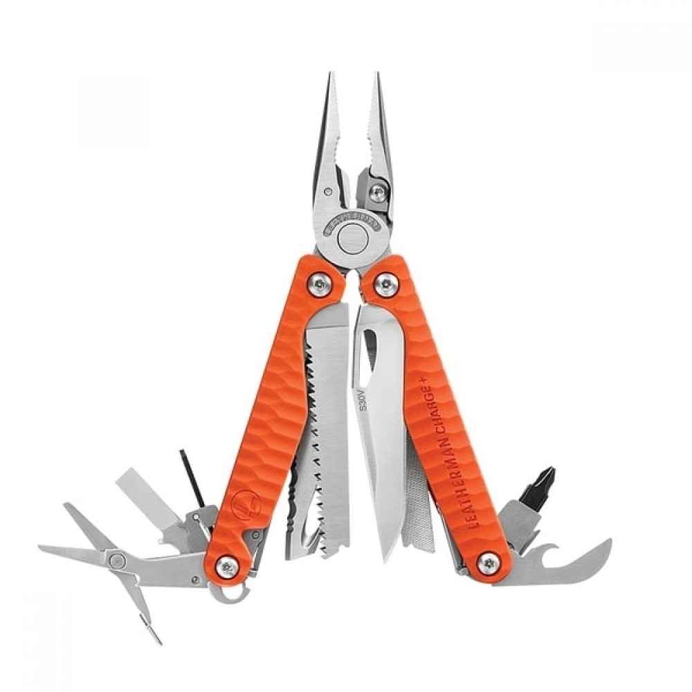 Leatherman Charge Plus G10 Orange - Multitool Til Friluftsliv